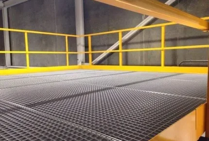 press-locked-steel-grating-platform